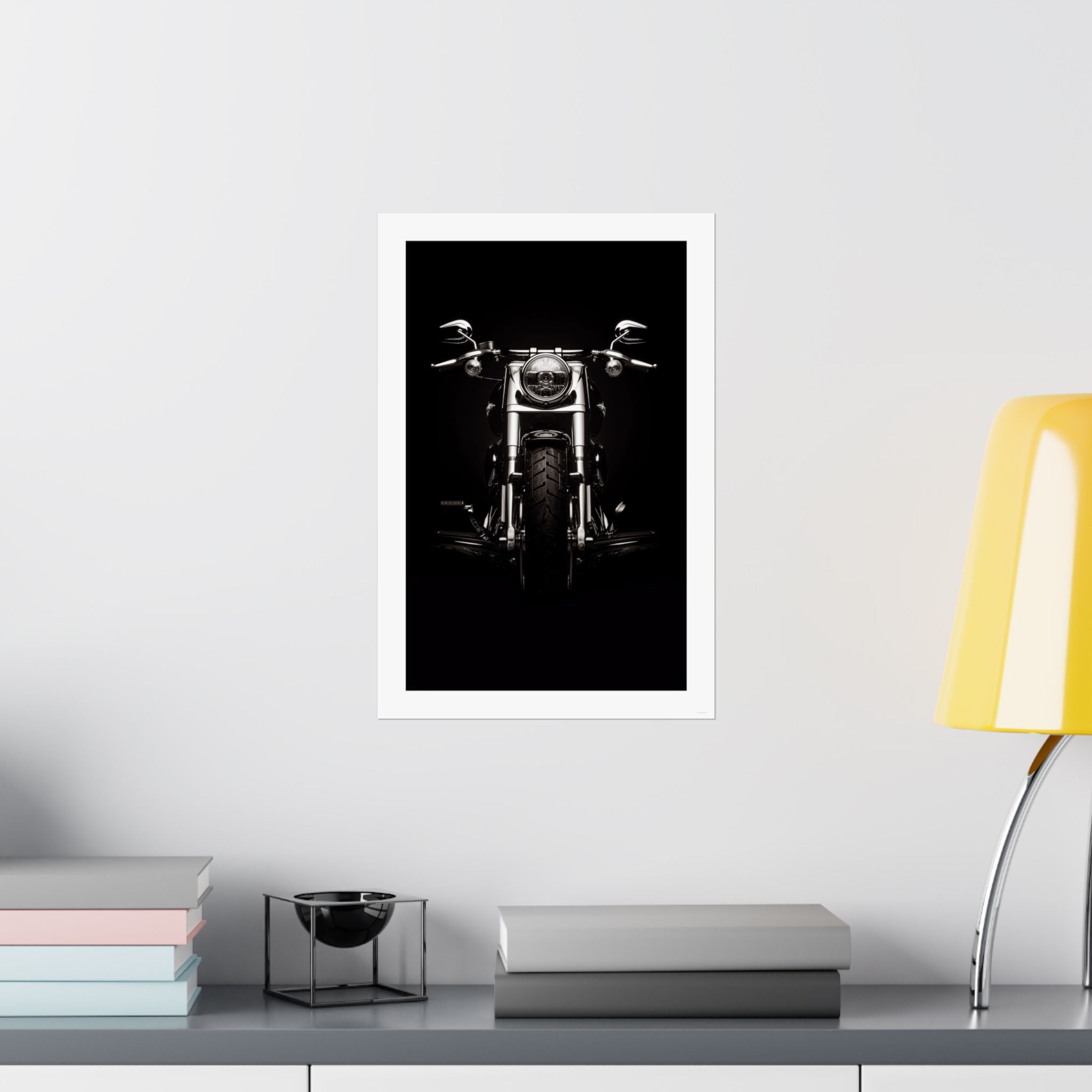 Dreaming in Chrome - Motorcycle - Gallery Print Poster - DC0121